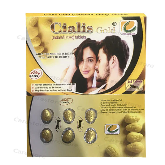 Cialis Gold 6’s Tab card